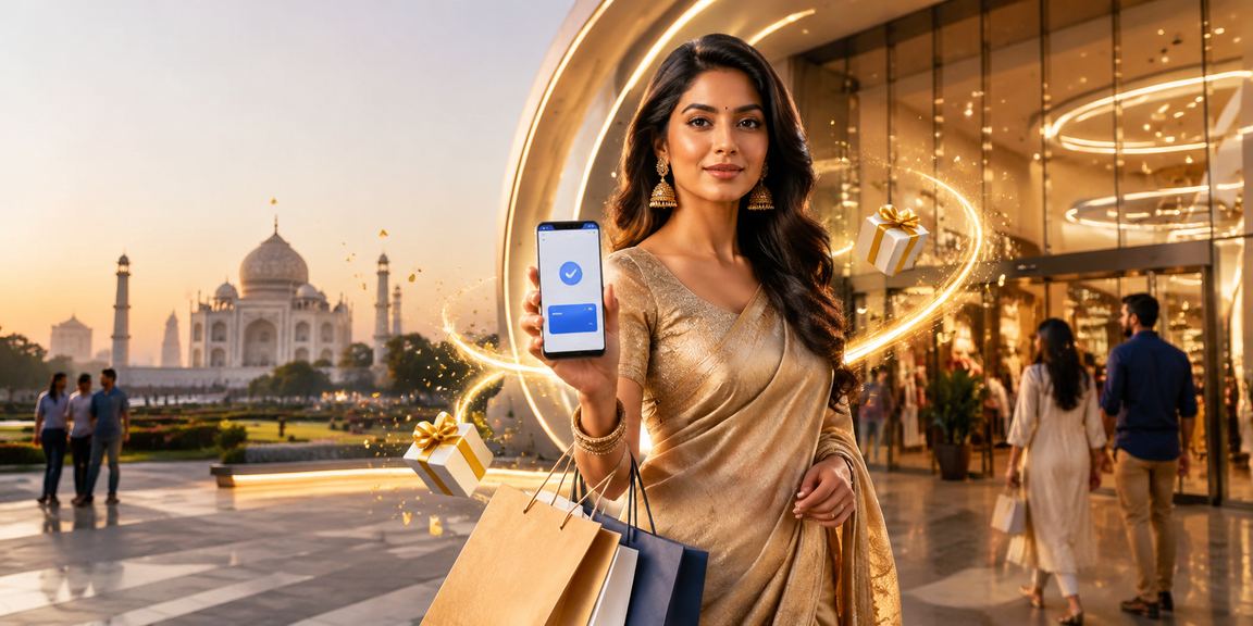 Indian mobile user making payment via phone