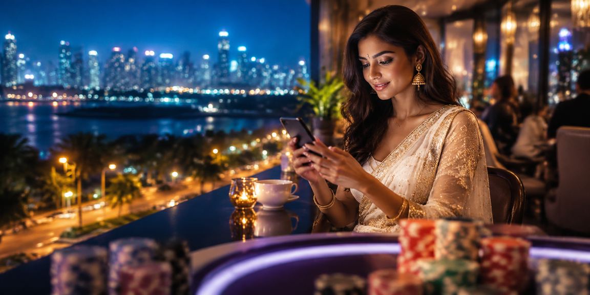 User depositing money using mobile payment in Mumbai