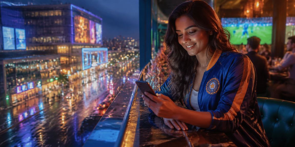User handling digital payment on mobile in Mumbai